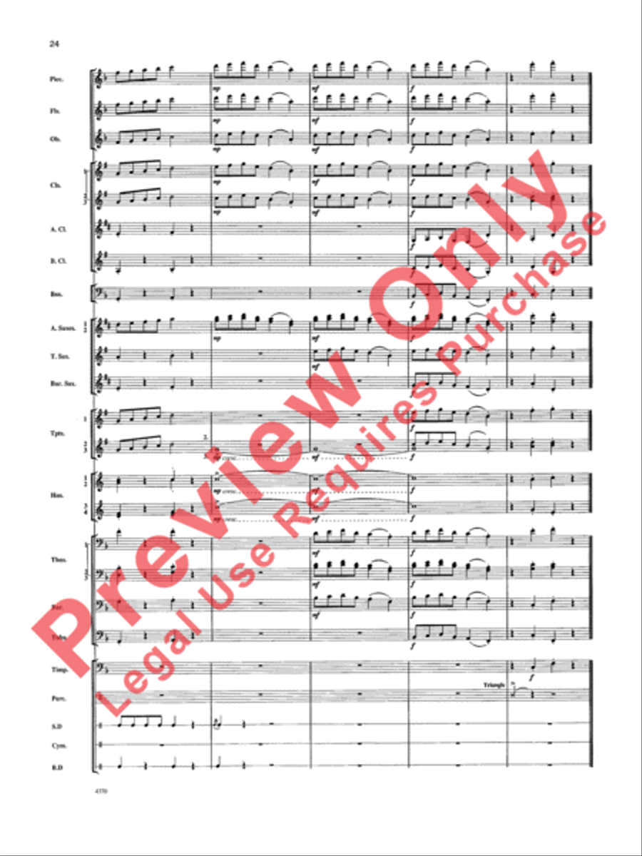 Ballymore Down Concert Band scores gallery preview page 25