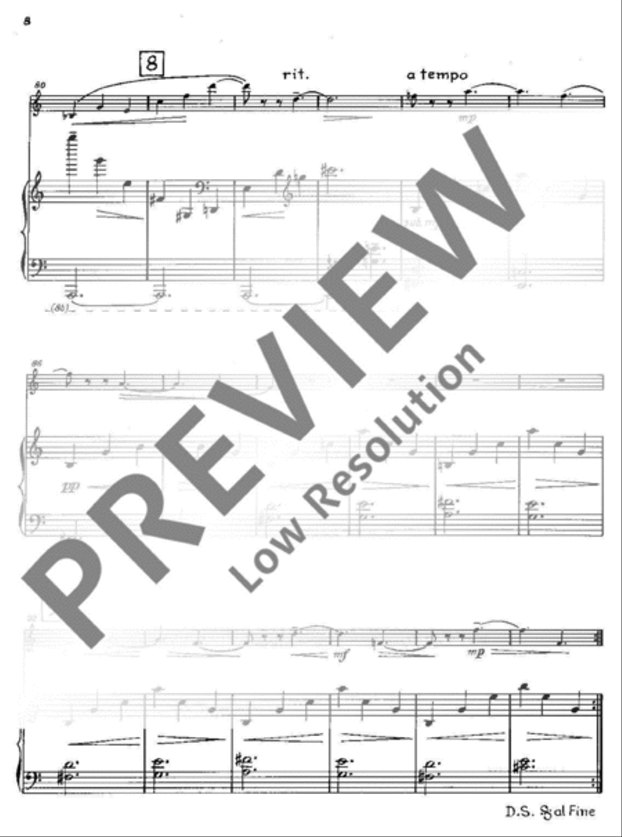 Three Pieces Three Pieces A Clarinet scores gallery preview page 9