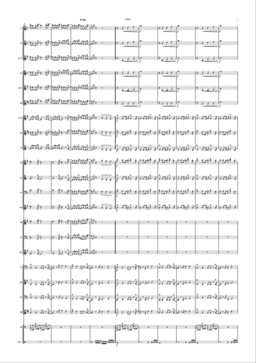 Holding Out For A Hero Concert Band scores gallery preview page 6
