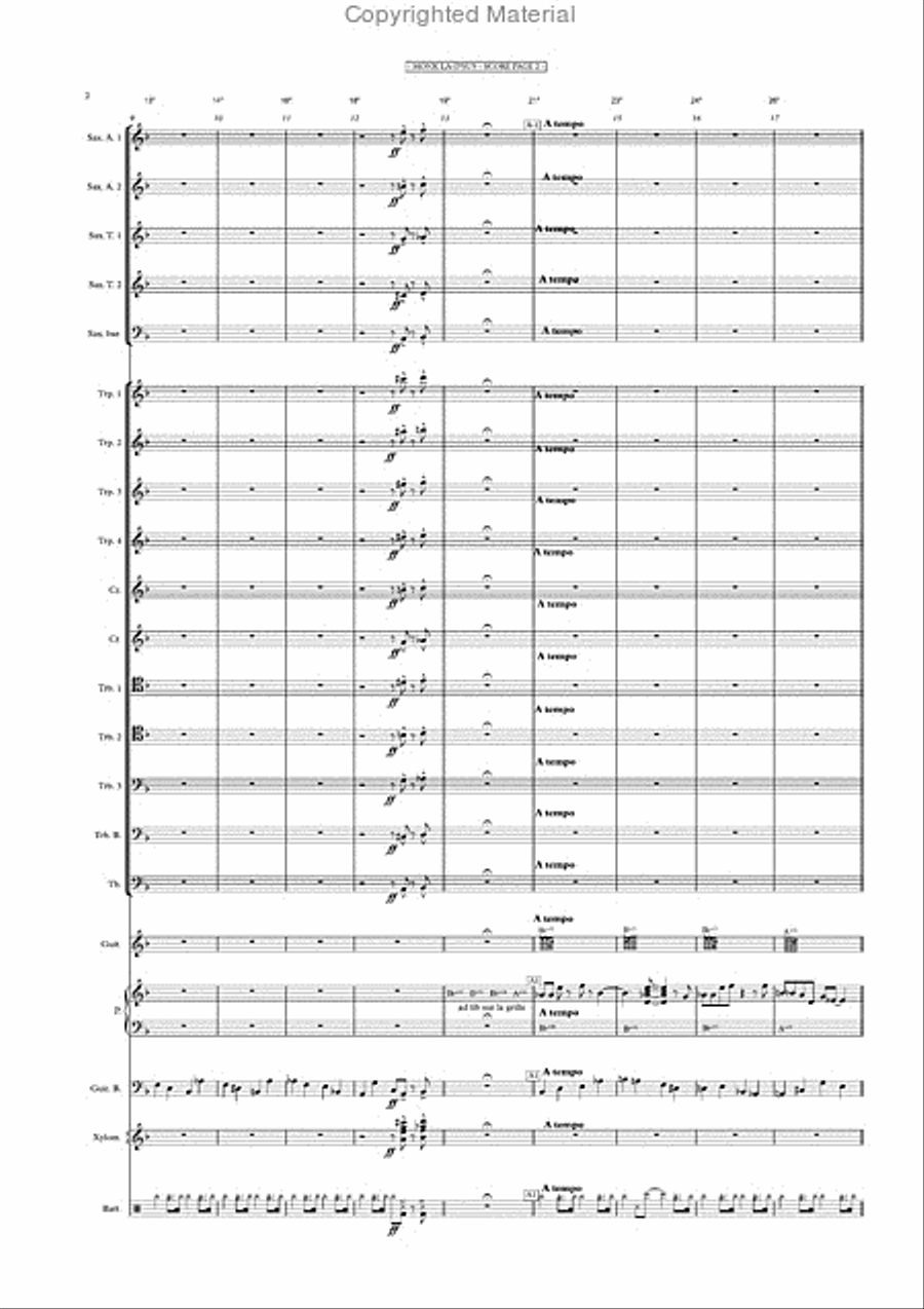 MONK LA D'US Big Band & Piano Jazz Ensemble scores gallery preview page 3