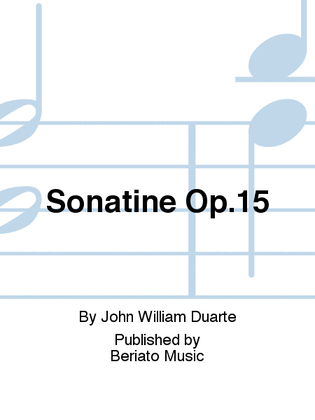 Book cover for Sonatine Op.15