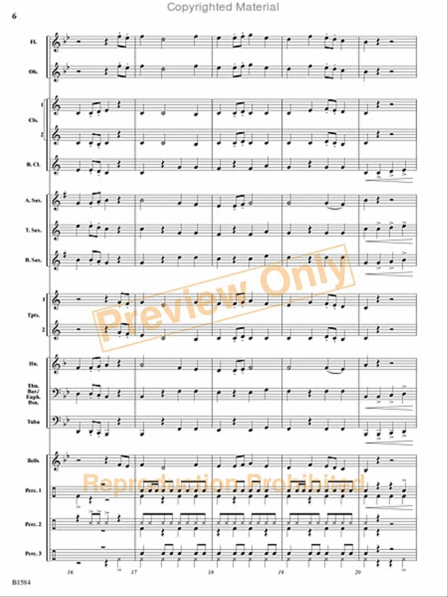 Cubano Bueno Cubano Bueno Concert Band scores gallery preview page 19