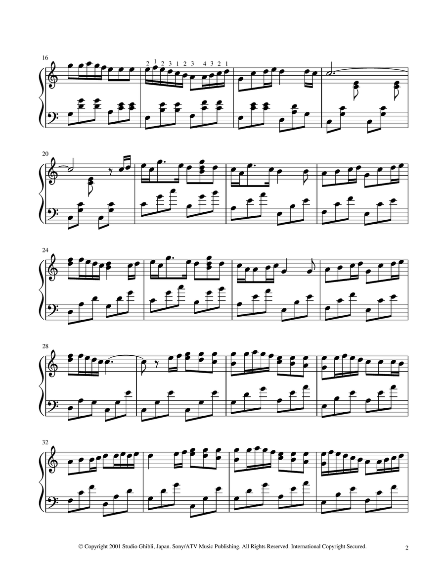Itsumo Nandodemo (always With Me) Harp scores gallery preview page 2