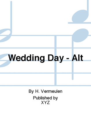 Wedding Day - Alt