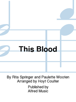 Book cover for This Blood