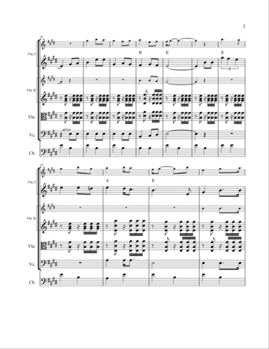 I'll Twine 'Mid the Ringlets for string orchestra String Orchestra scores gallery preview page 3