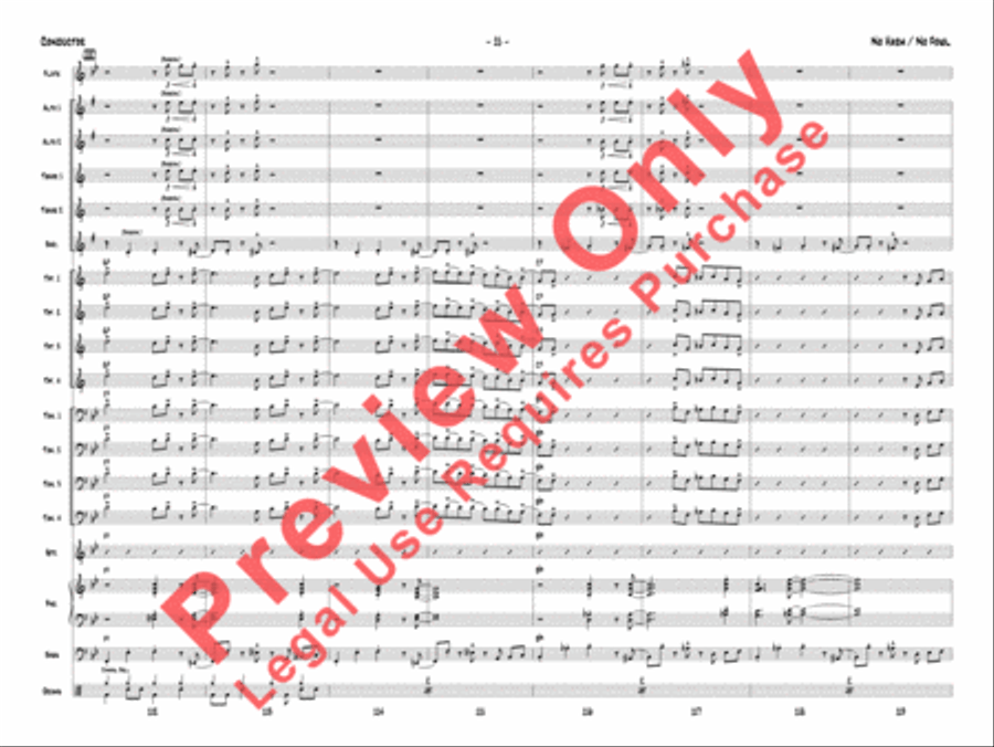 No Harm / No Fowl Jazz Ensemble scores gallery preview page 18
