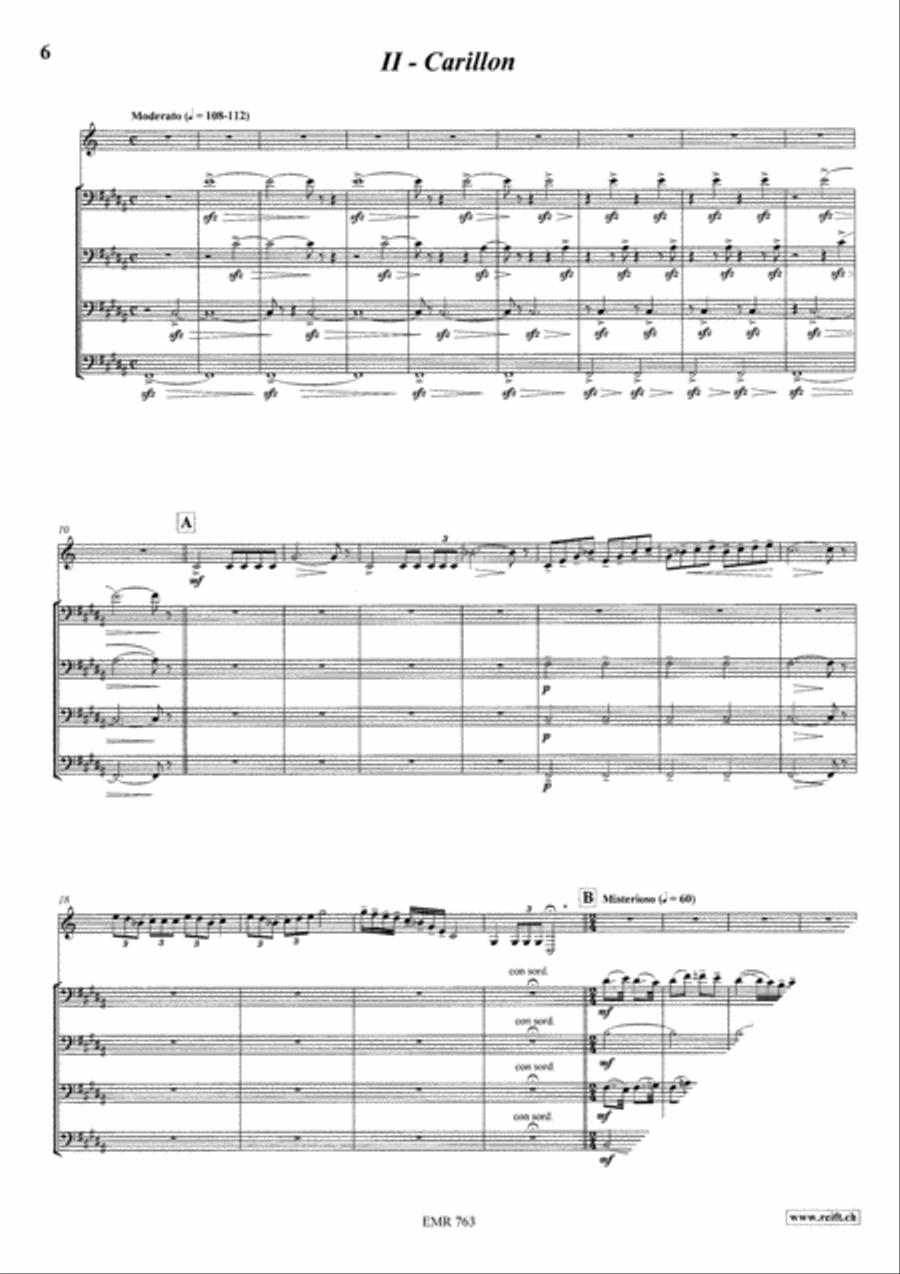 4 + 1 Trombone Quartet scores gallery preview page 4
