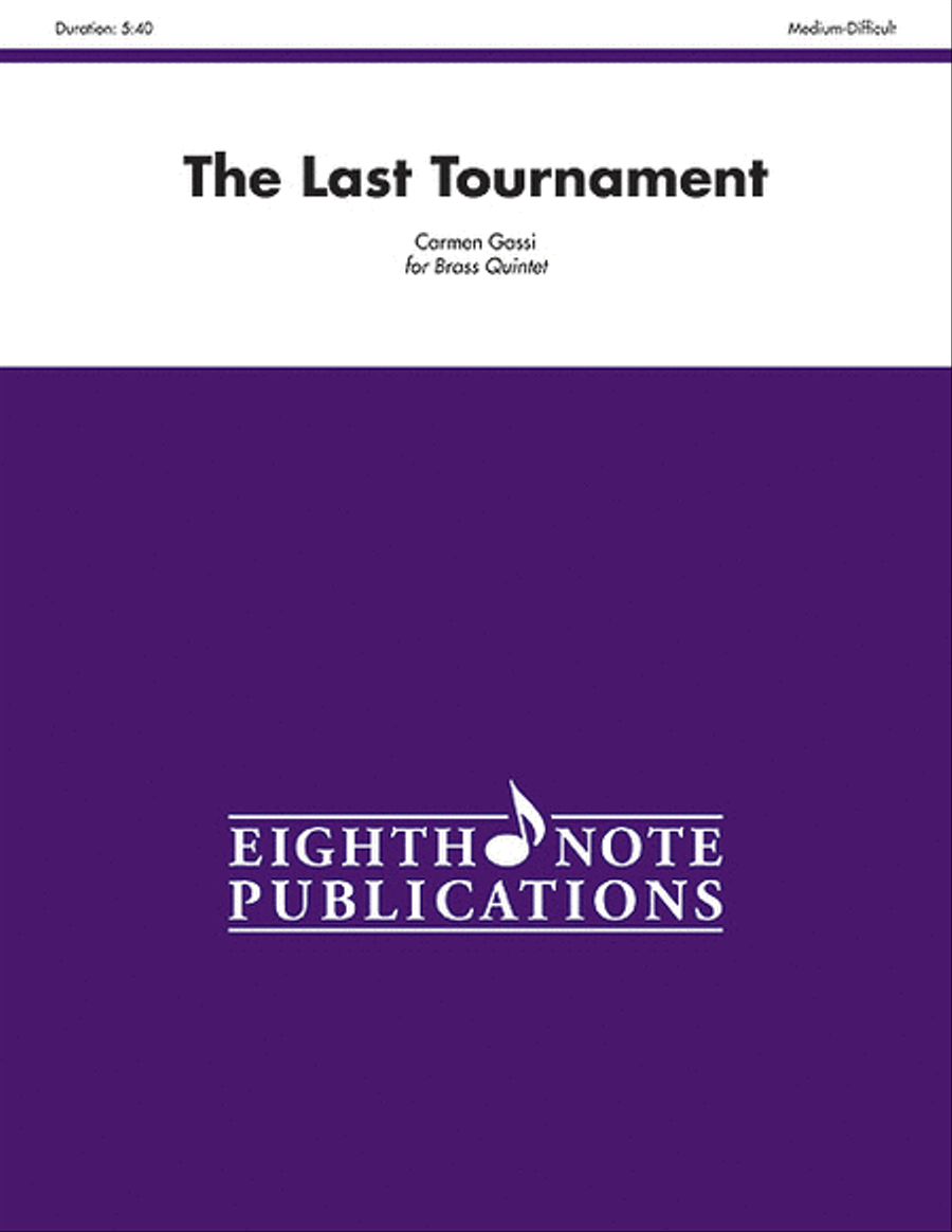 The Last Tournament Brass Quintet scores gallery preview page 1
