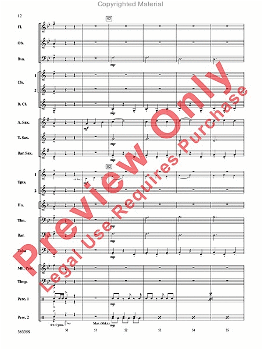 El Relicario El Relicario Concert Band scores gallery preview page 13