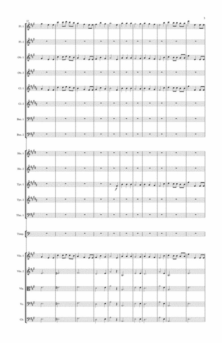 We Wish You a Merry Christmas -- Sing-along for Full Orchestra -- score, parts and words image number null