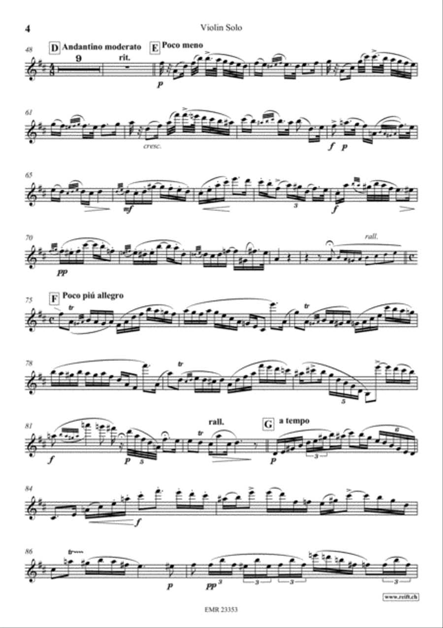 Fantaisie Pastorale Hongroise Violin Solo scores gallery preview page 4
