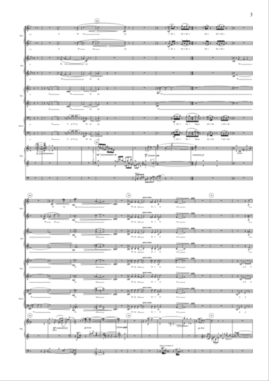 Stefano Maria Torchio: En Arche en o Logos - Vocal score Chamber Orchestra scores gallery preview page 3