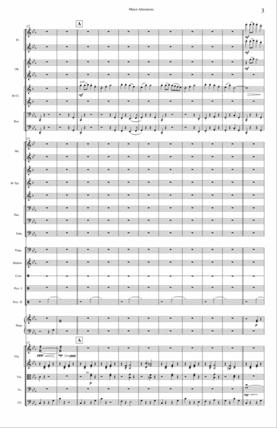Minor Alterations Full Orchestra scores gallery preview page 7