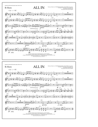 ALL IN (arr. Tom Wallace) - Bb Horn