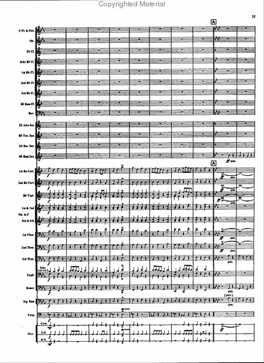 First Suite in E Flat (Revised) Concert Band scores gallery preview page 5
