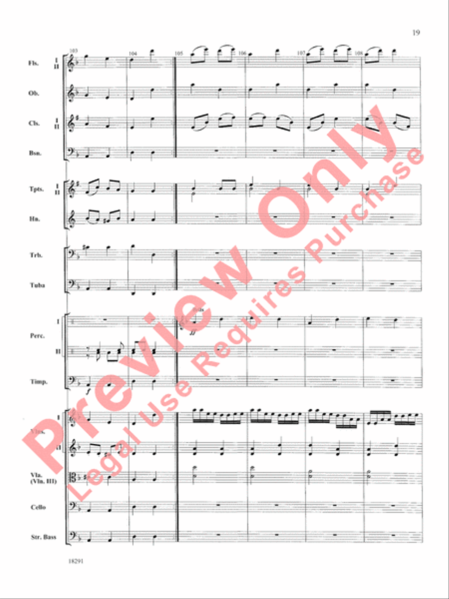 Hungarian Air and Dance Full Orchestra scores gallery preview page 20