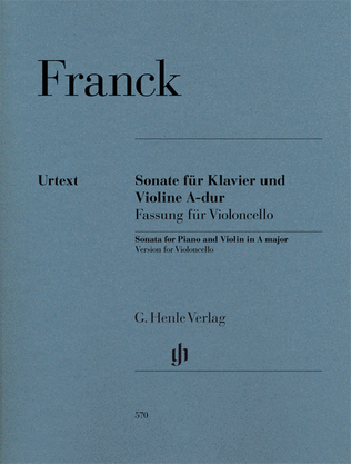 Book cover for Violin Sonata A Major