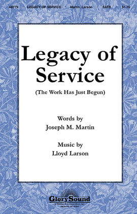 Book cover for Legacy of Service