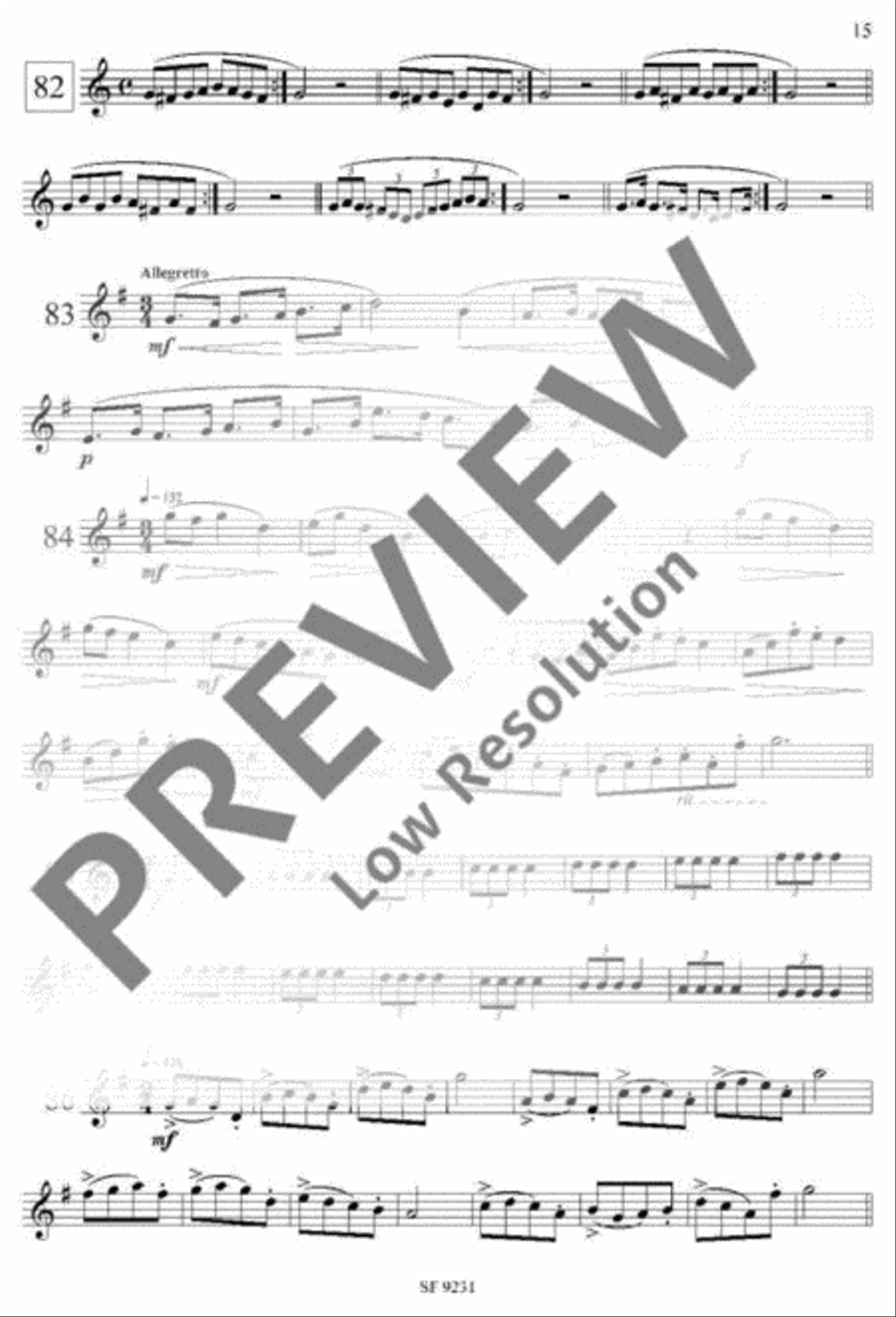 The Budding Saxophonist Saxophone scores gallery preview page 16