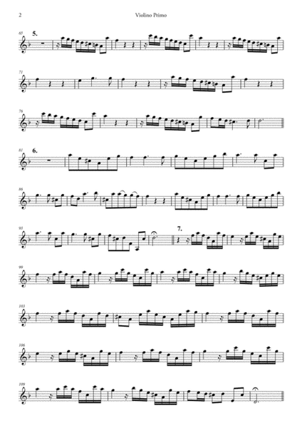 Folia Vivaldi – Violin 1 (Original - Urtext) op. 1, nr. 12 RV 63 image number null