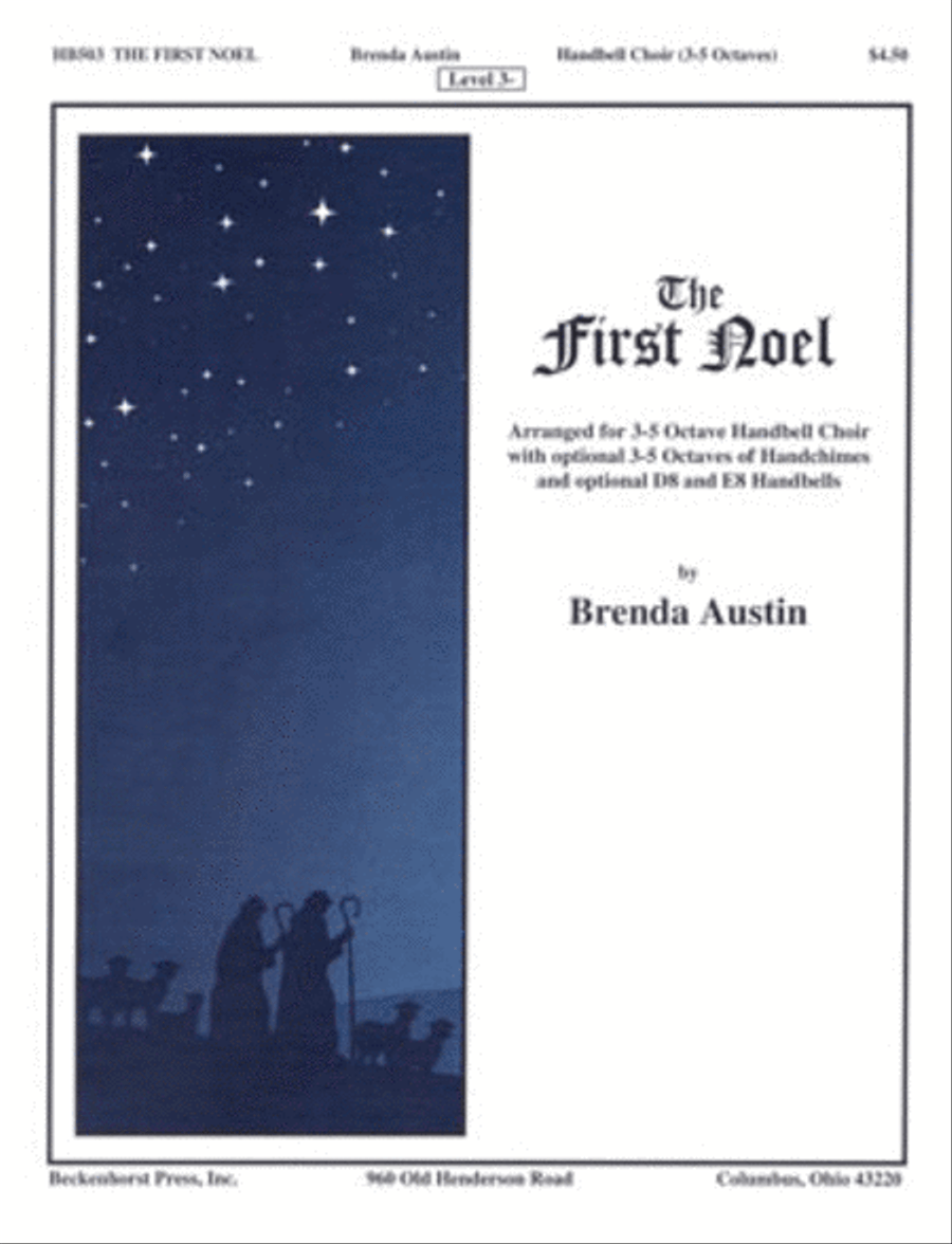 The First Noel - Austin The First Noel - Austin 5-Octaves scores gallery preview page 1