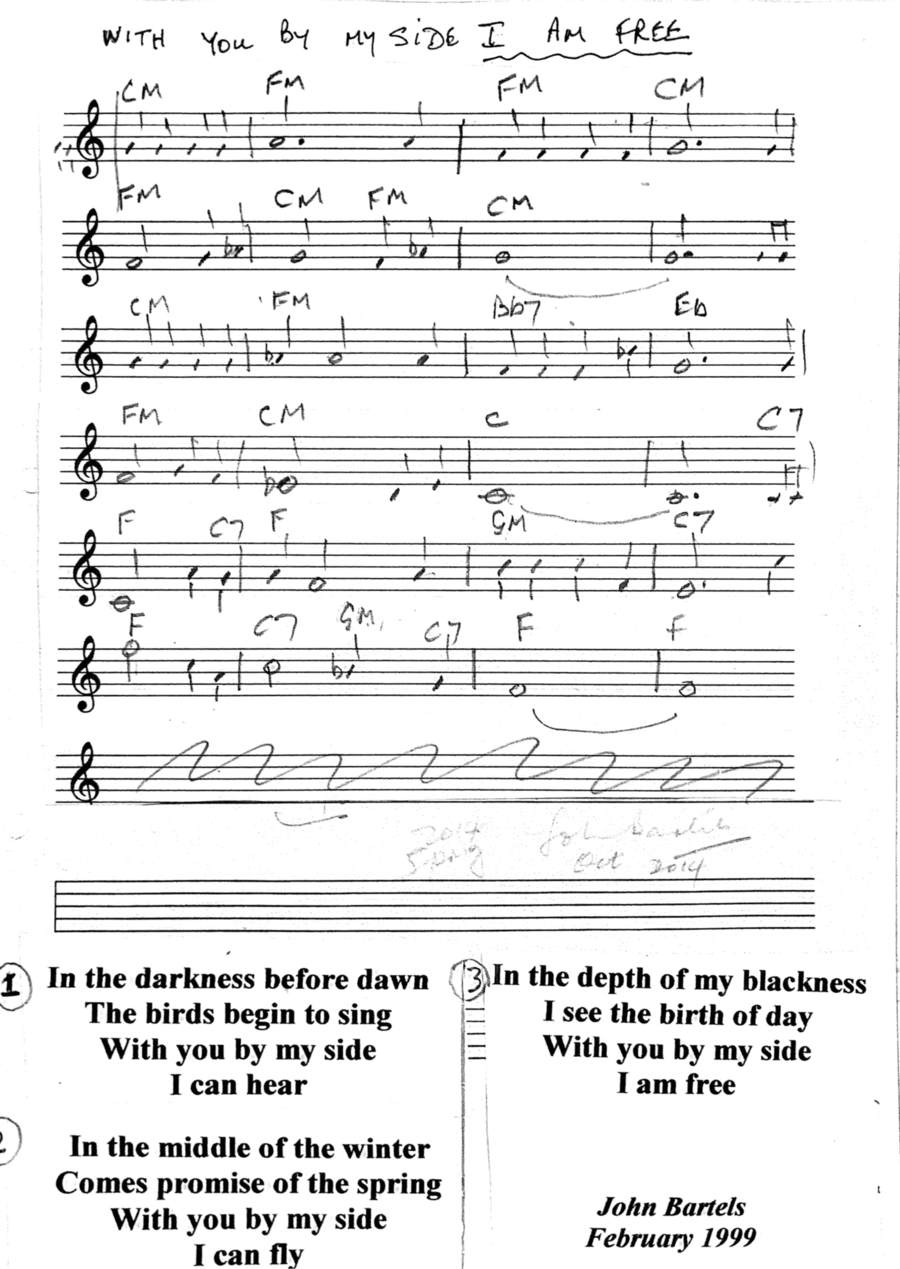 With you by my side I am free Voice scores gallery preview page 1