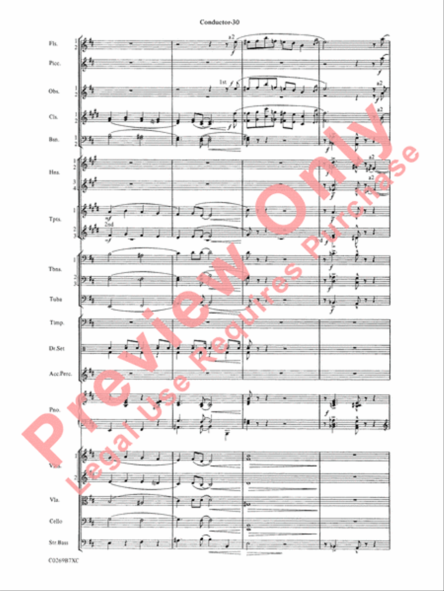 Leroy Anderson Favorites Leroy Anderson Favorites Full Orchestra scores gallery preview page 33