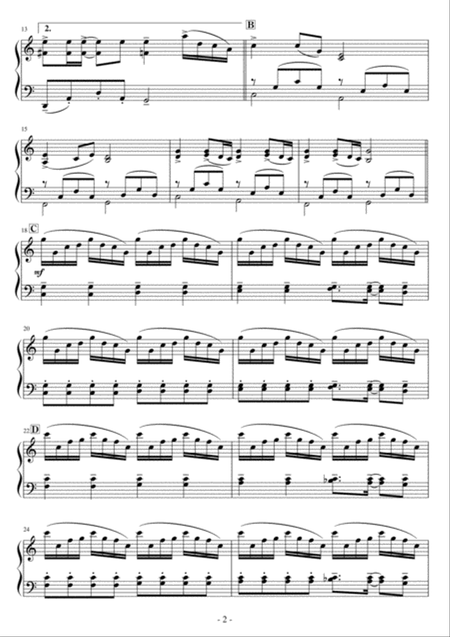 Summer Easy Piano scores gallery preview page 2