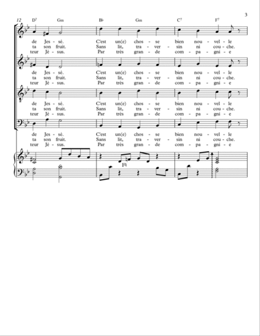 JOSEPH EST BIEN MARIÉ JOSEPH EST BIEN MARIÉ 4-Part scores gallery preview page 3