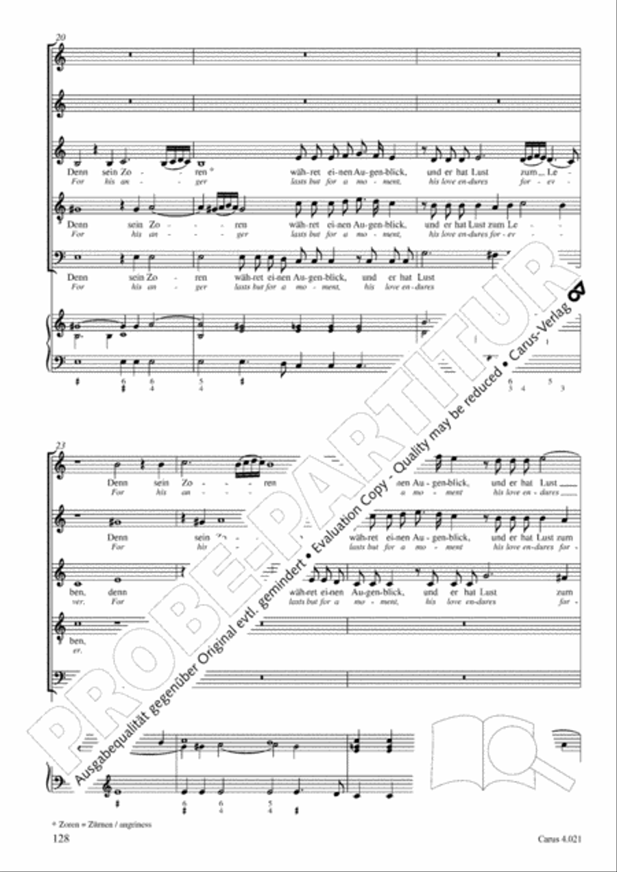 Schein: Israelsbrunnlein. Fontana d'Israel. Complete edition Choir scores gallery preview page 135