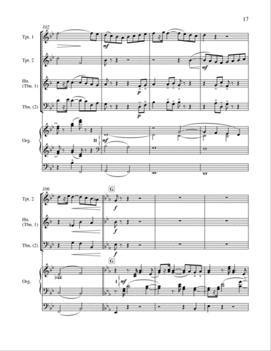 Festive Prelude Organ scores gallery preview page 17