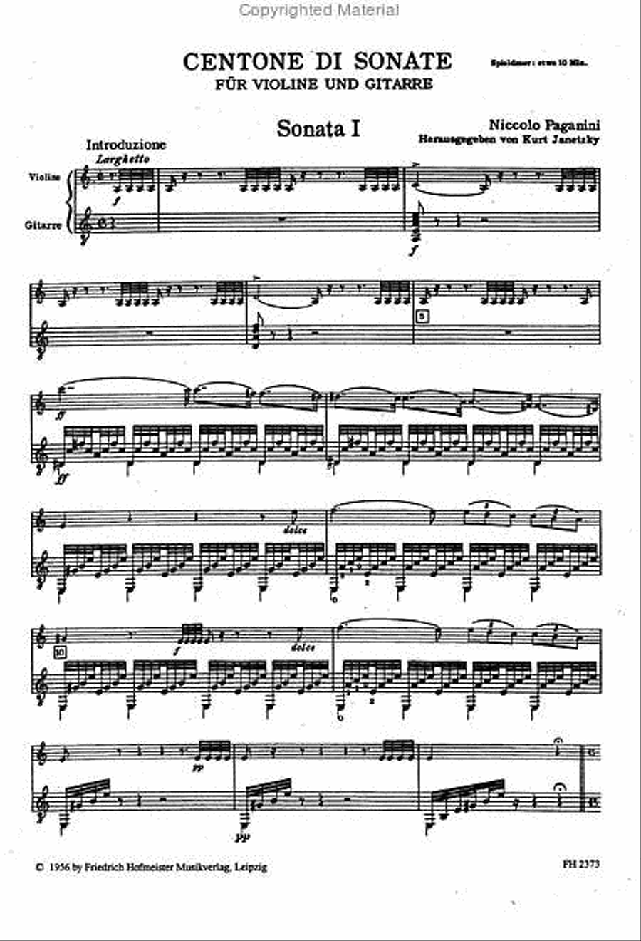 Centone di Sonate Violin scores gallery preview page 2
