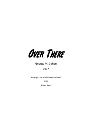 Book cover for Over There by George M. Cohan for small concert band