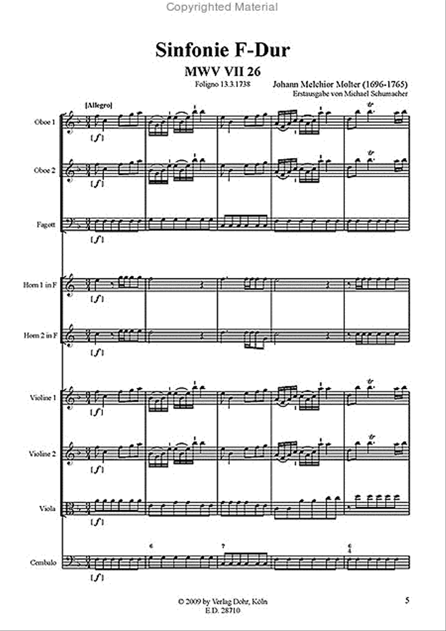 Sinfonien Nr. 26 & 27 Orchestra scores gallery preview page 2