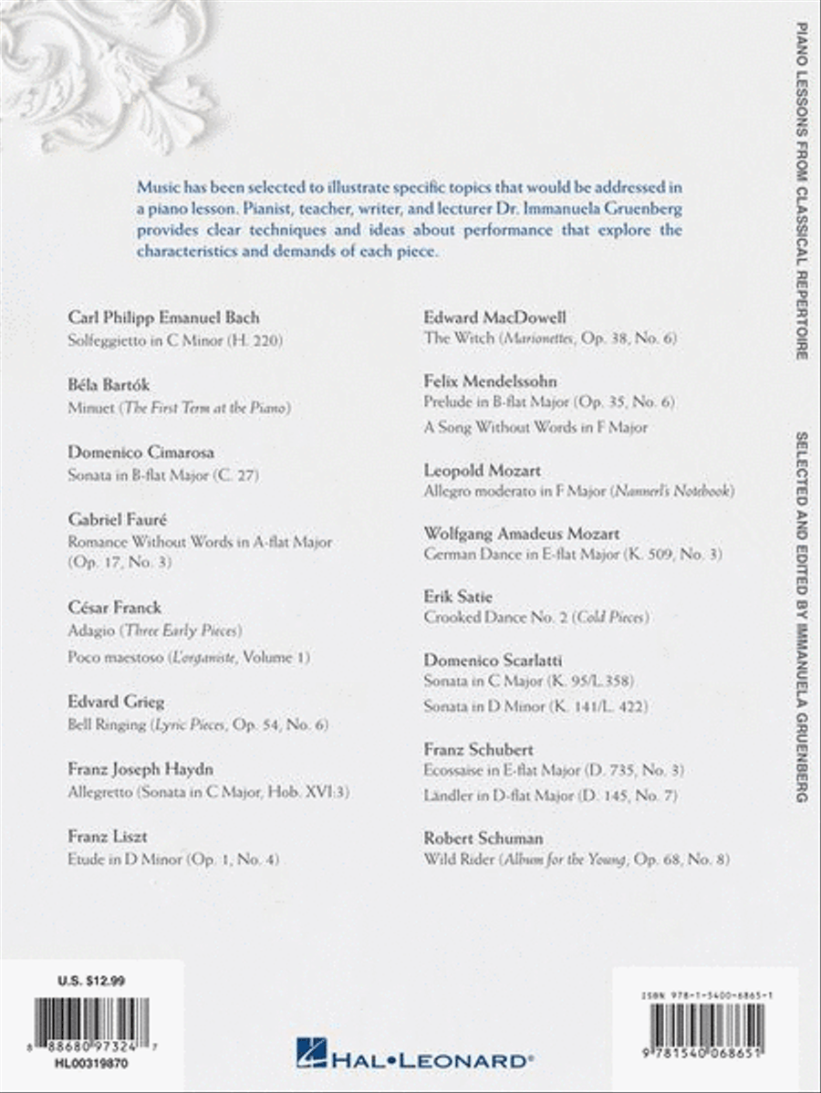 Piano Lessons from Classical Repertoire Piano Method scores gallery preview page 9