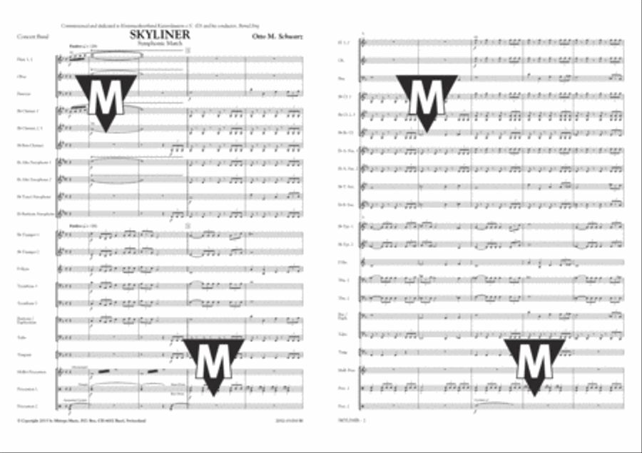 Skyliner Concert Band scores gallery preview page 2