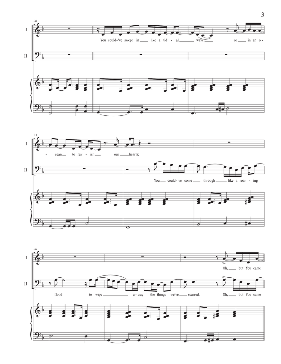 Winter Snow Choir scores gallery preview page 3