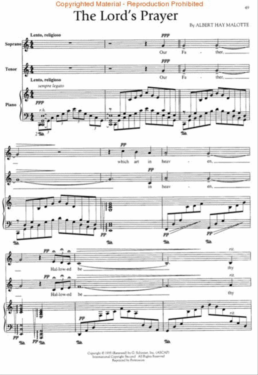 Christian Wedding Duets Piano scores gallery preview page 2