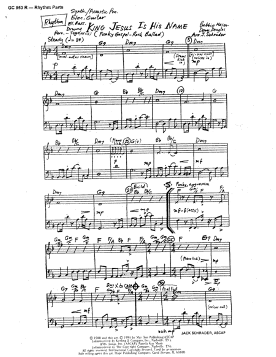 King Jesus Is His Name King Jesus Is His Name Choir scores gallery preview page 7