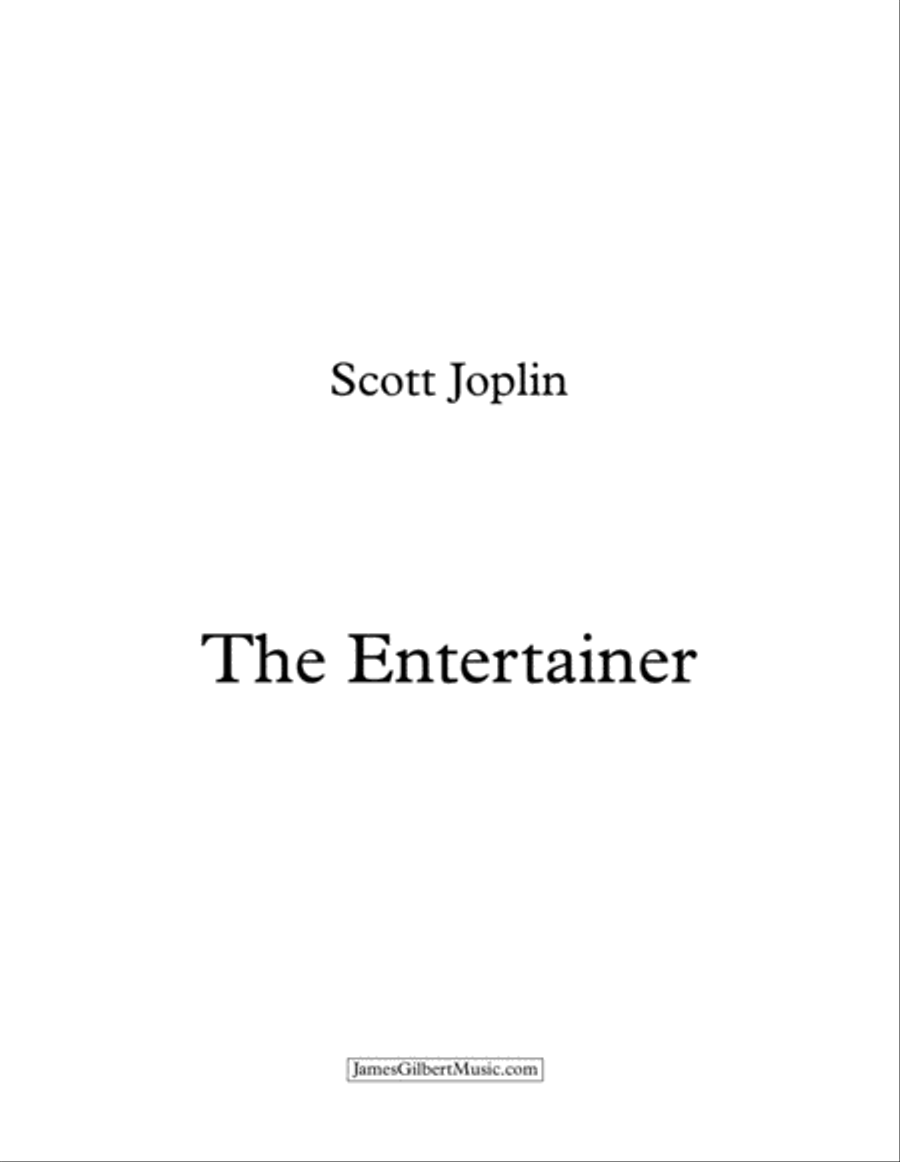 The Entertainer The Entertainer Piano Solo scores gallery preview page 1