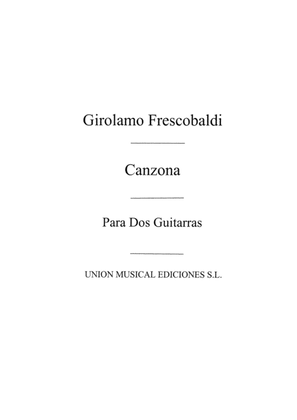 Book cover for Canzona For 2 Guitars