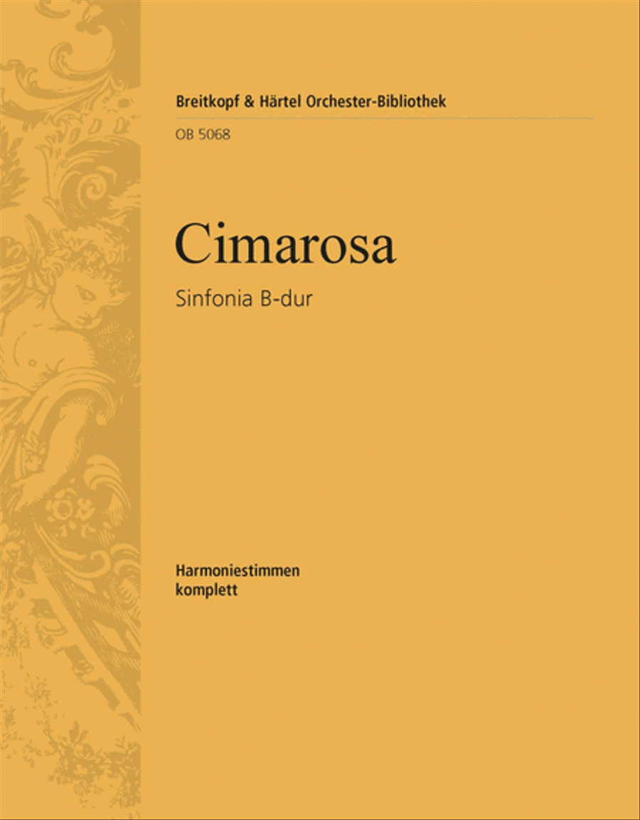 Sinfonia in Bb major Orchestra scores gallery preview page 1