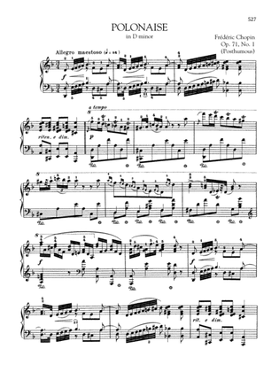 Book cover for Polonaise in D minor, Op. 71, No. 1 (Posthumous)