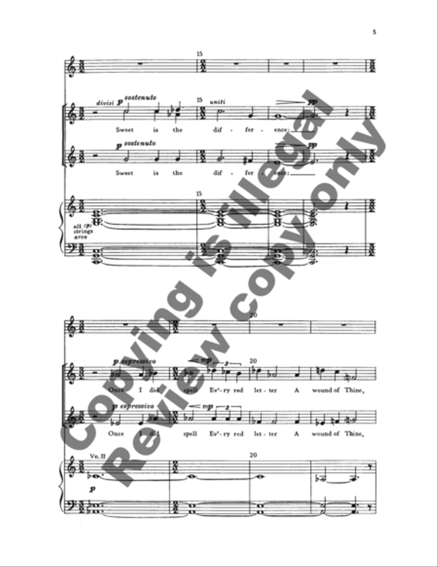 Three Lenten Poems of Richard Crashaw SA scores gallery preview page 11