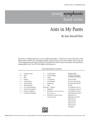 Book cover for Ants in My Pants: Score