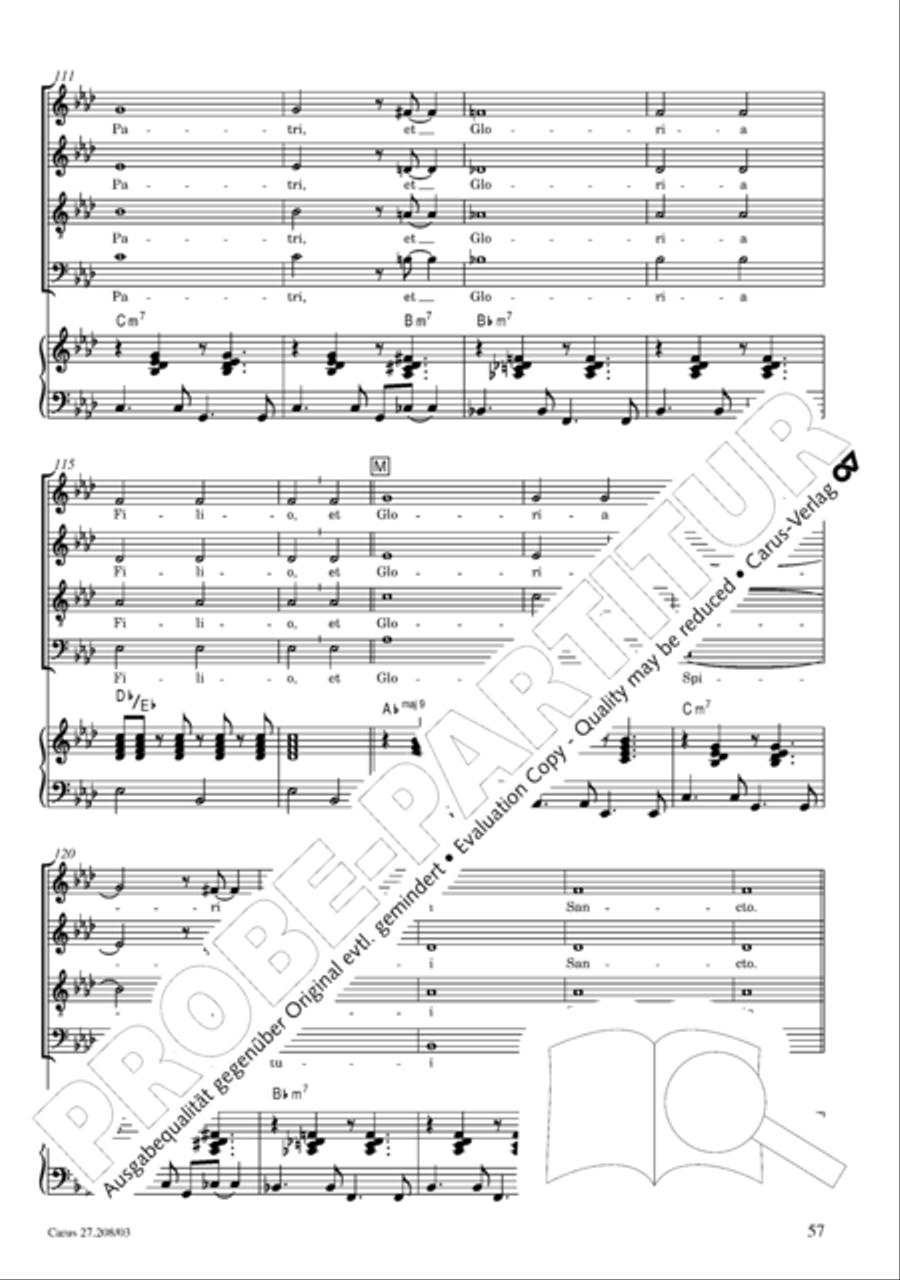 Magnificat 4-Part scores gallery preview page 58