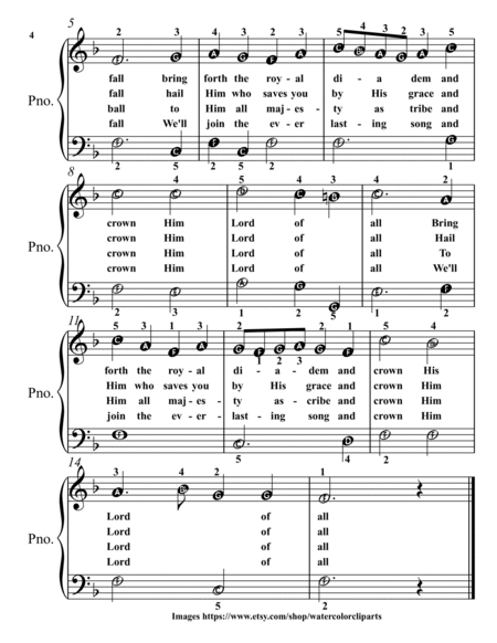 The Holy City Piano Hymns Collection for Easy Piano