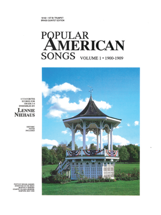 Book cover for Popular American Songs, Volume 1 - 1st Bb Trumpet