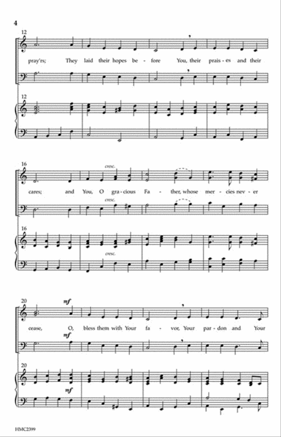 Walk With Us, Holy God 3-Part scores gallery preview page 3